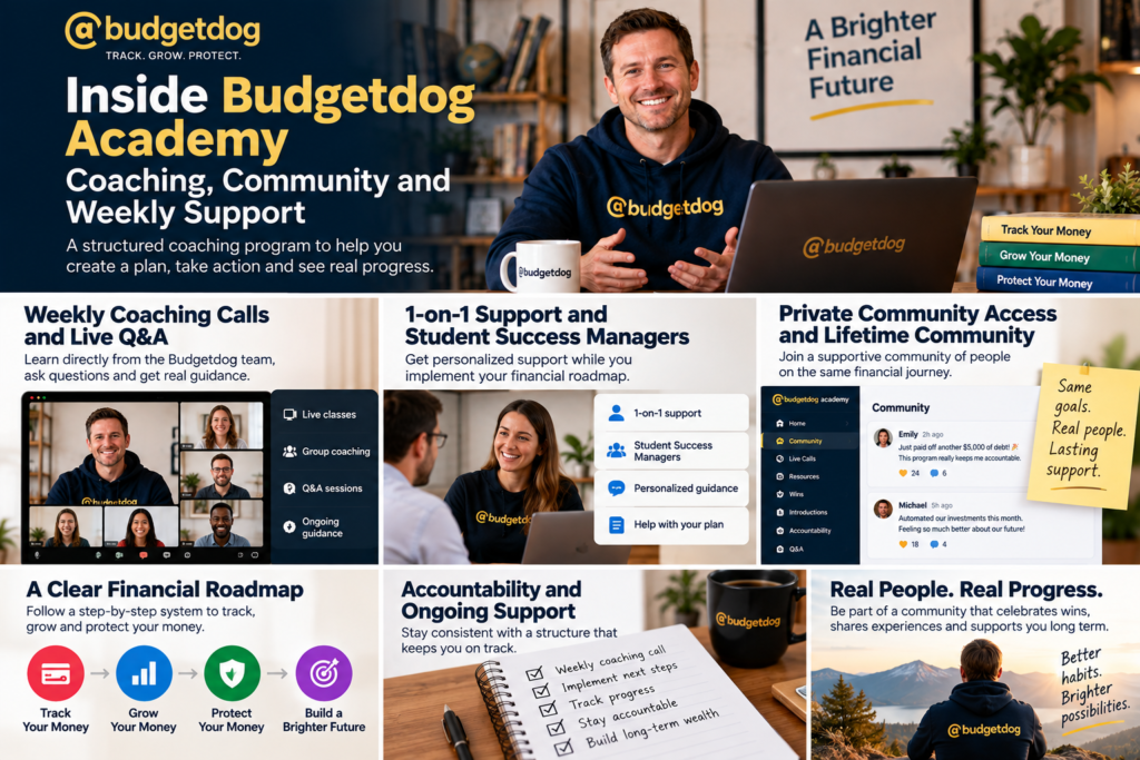 Budgetdog Academy coaching support